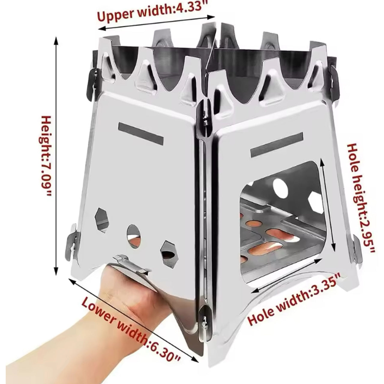 Take advantage of the convenience offered by the Stainless Steel Portable Camping Stove. Its lightweight and easy to pack design makes it an ideal addition to any outdoor excursion. www.moralepatches.com.au