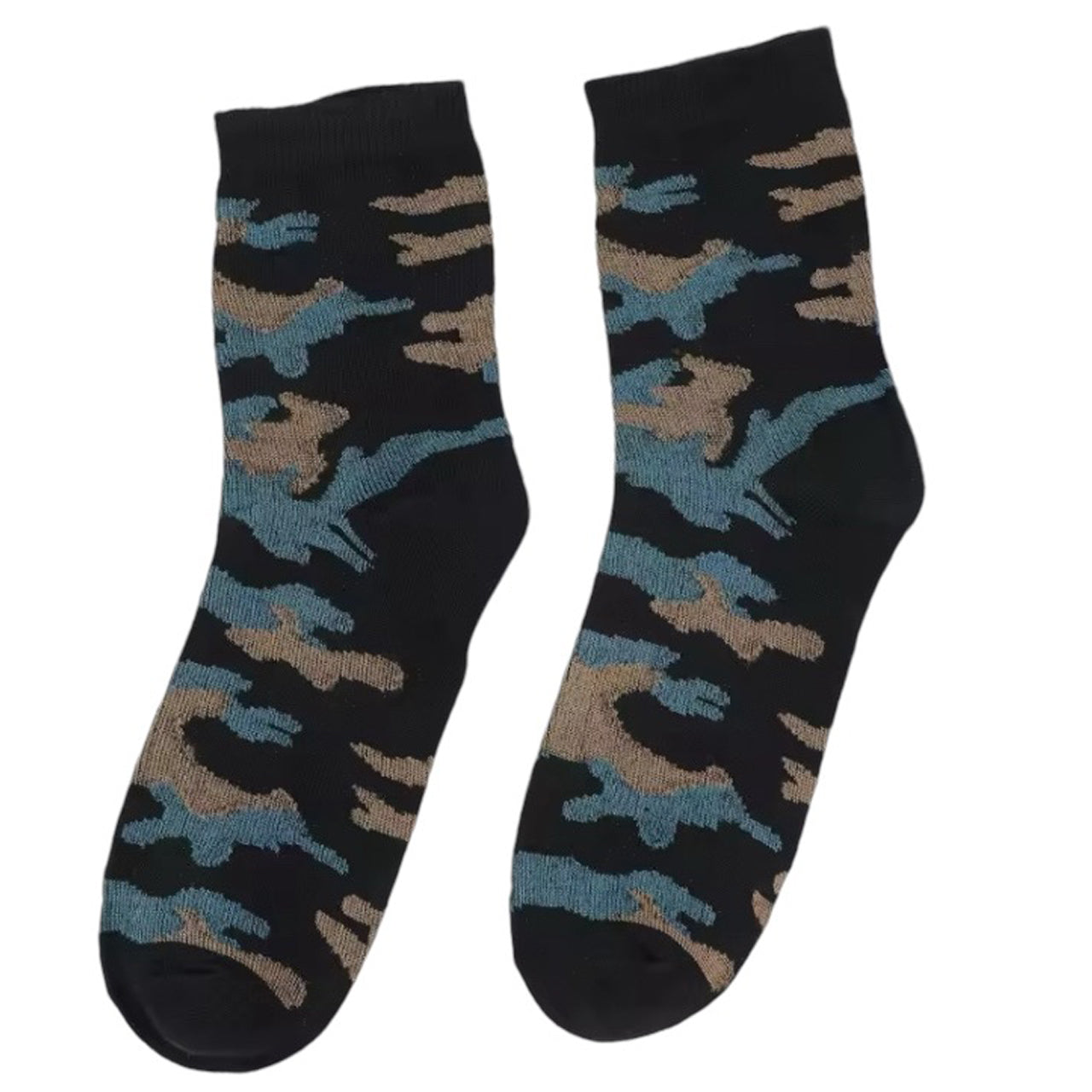 Step out in style and make a statement with our Camouflage Black Socks - available in size EUR 36-42. Crafted from polyester and cotton, these socks not only offer supreme comfort but also boast a beautiful and vibrant design. The perfect gift for someone special or a treat for yourself, order your pair now! www.moralepatches.com.au