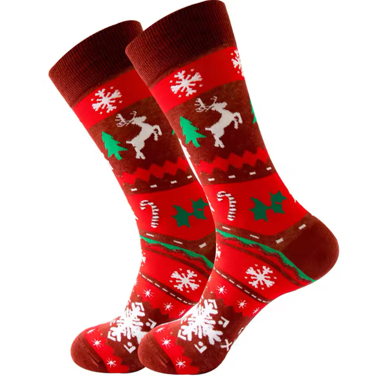 Step out in style and make a statement with our Christmas Brown Reindeer Socks - available in size AU 7-11. Crafted from polyester and cotton, these socks not only offer supreme comfort but also boast a beautiful and vibrant design. The perfect gift for someone special or a treat for yourself, order your pair now! www.moralepatches.com.au