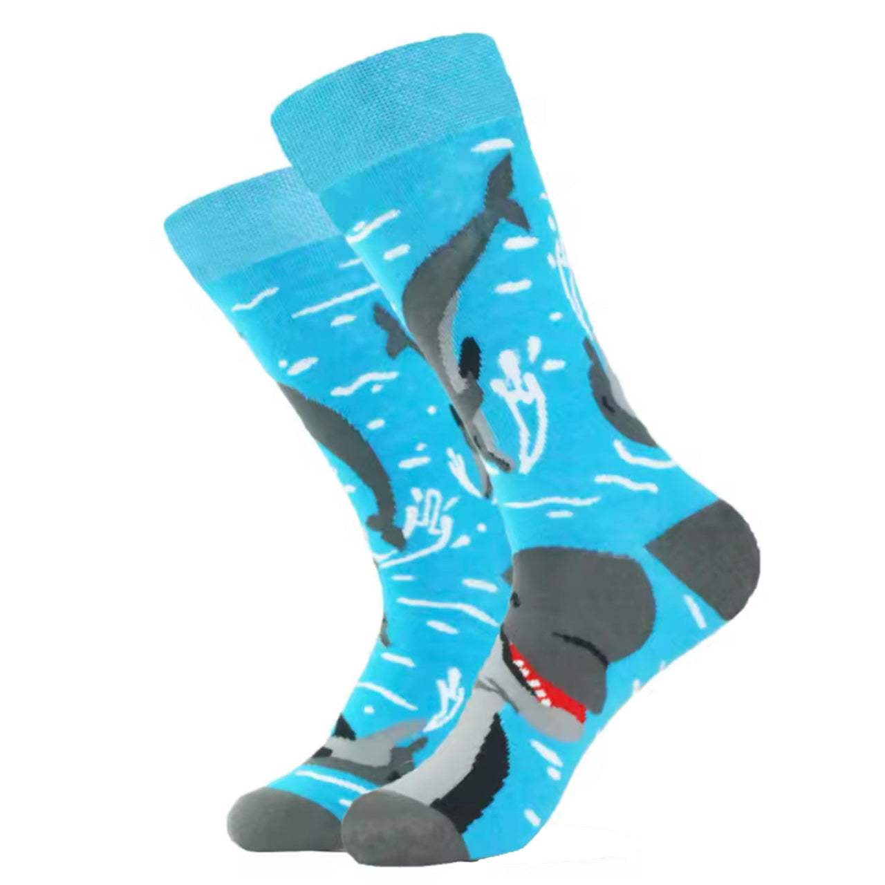 Step out in style and make a statement with our Dolphin Socks - available in size EUR 35-44. Crafted from polyester and cotton, these socks not only offer supreme comfort but also boast a beautiful and vibrant design. The perfect gift for someone special or a treat for yourself, order your pair now! www.moralepatches.com.au