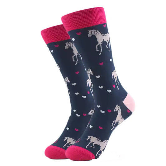 Step out in style and make a statement with our Love Horses Socks - available in size EUR 35-44. Crafted from polyester and cotton, these socks not only offer supreme comfort but also boast a beautiful and vibrant design. The perfect gift for someone special or a treat for yourself, order your pair now! www.moralepatches.com.au