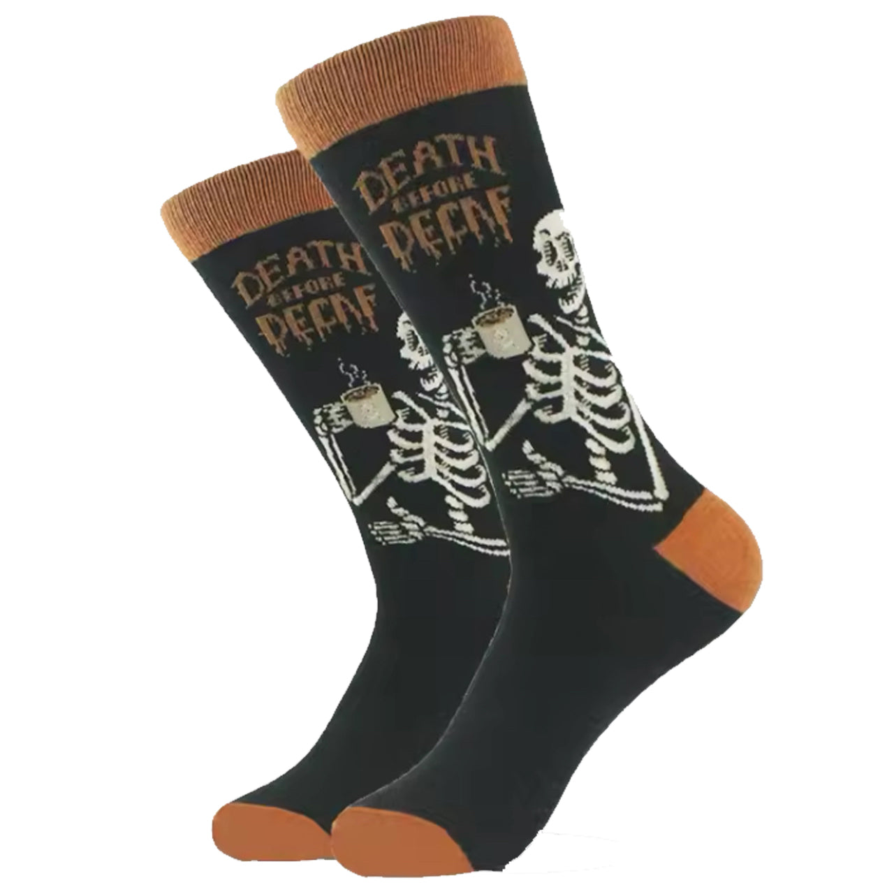 Step out in style and make a statement with our Coffee Socks - available in size EUR 35-44. Crafted from polyester and cotton, these socks not only offer supreme comfort but also boast a beautiful and vibrant design. The perfect gift for someone special or a treat for yourself, order your pair now! www.moralepatches.com.au