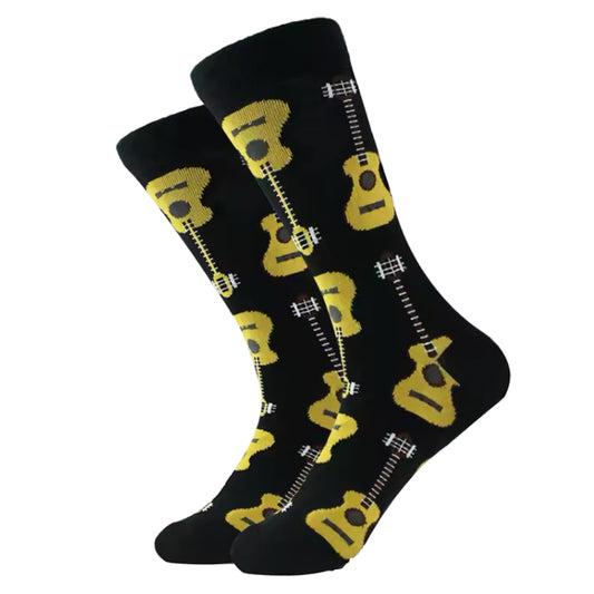 Step out in style and make a statement with our Guitar Socks - available in size EUR 35-44. Crafted from polyester and cotton, these socks not only offer supreme comfort but also boast a beautiful and vibrant design. The perfect gift for someone special or a treat for yourself, order your pair now! www.moralepatches.com.au