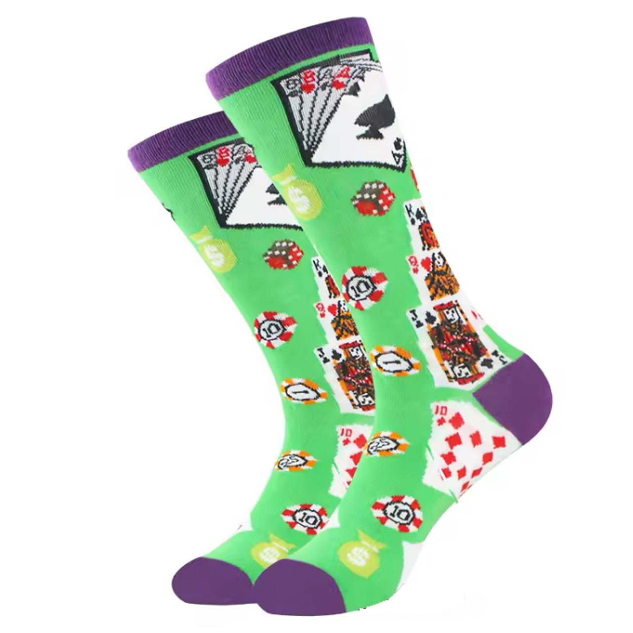 Step out in style and make a statement with our Poker Socks - available in size EUR 35-44. Crafted from polyester and cotton, these socks not only offer supreme comfort but also boast a beautiful and vibrant design. The perfect gift for someone special or a treat for yourself, order your pair now! www.moralepatches.com.au