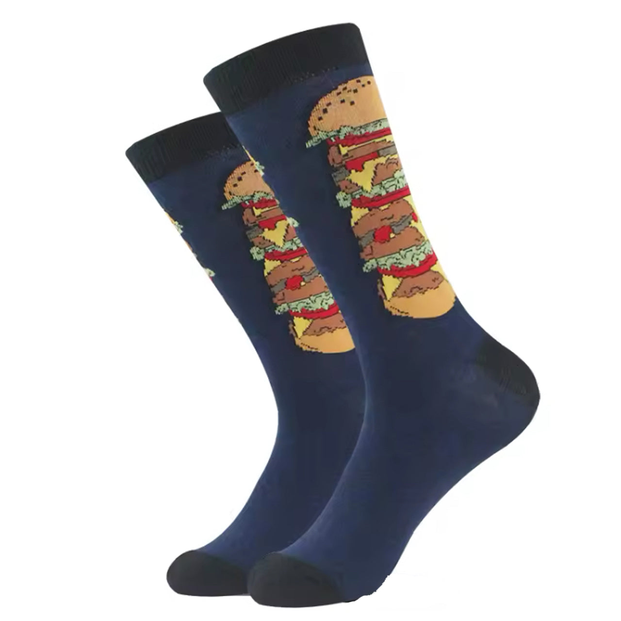 Step out in style and make a statement with our Mega Burger Socks - available in size EUR 35-44. Crafted from polyester and cotton, these socks not only offer supreme comfort but also boast a beautiful and vibrant design. The perfect gift for someone special or a treat for yourself, order your pair now! www.moralepatches.com.au