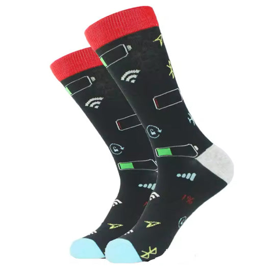 Step out in style and make a statement with our Mobile Signal Socks - available in size EUR 35-44. Crafted from polyester and cotton, these socks not only offer supreme comfort but also boast a beautiful and vibrant design. The perfect gift for someone special or a treat for yourself, order your pair now! www.moralepatches.com.au