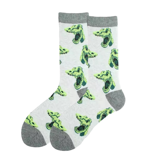 Step out in style and make a statement with our T-Rex Roar Socks - available in size EUR 35-44. Crafted from polyester and cotton, these socks not only offer supreme comfort but also boast a beautiful and vibrant design. The perfect gift for someone special or a treat for yourself, order your pair now! www.moralepatches.com.au