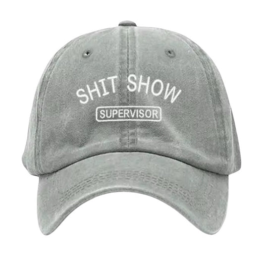 Are you looking for a stylish vintage cap that will make you stand out? Look no further than our Show Supervisor Embroidery Vintage Cotton Cap in grey. It's the perfect addition to any casual outfit and will add a touch of flair to your look. www.moralepatches.com.au