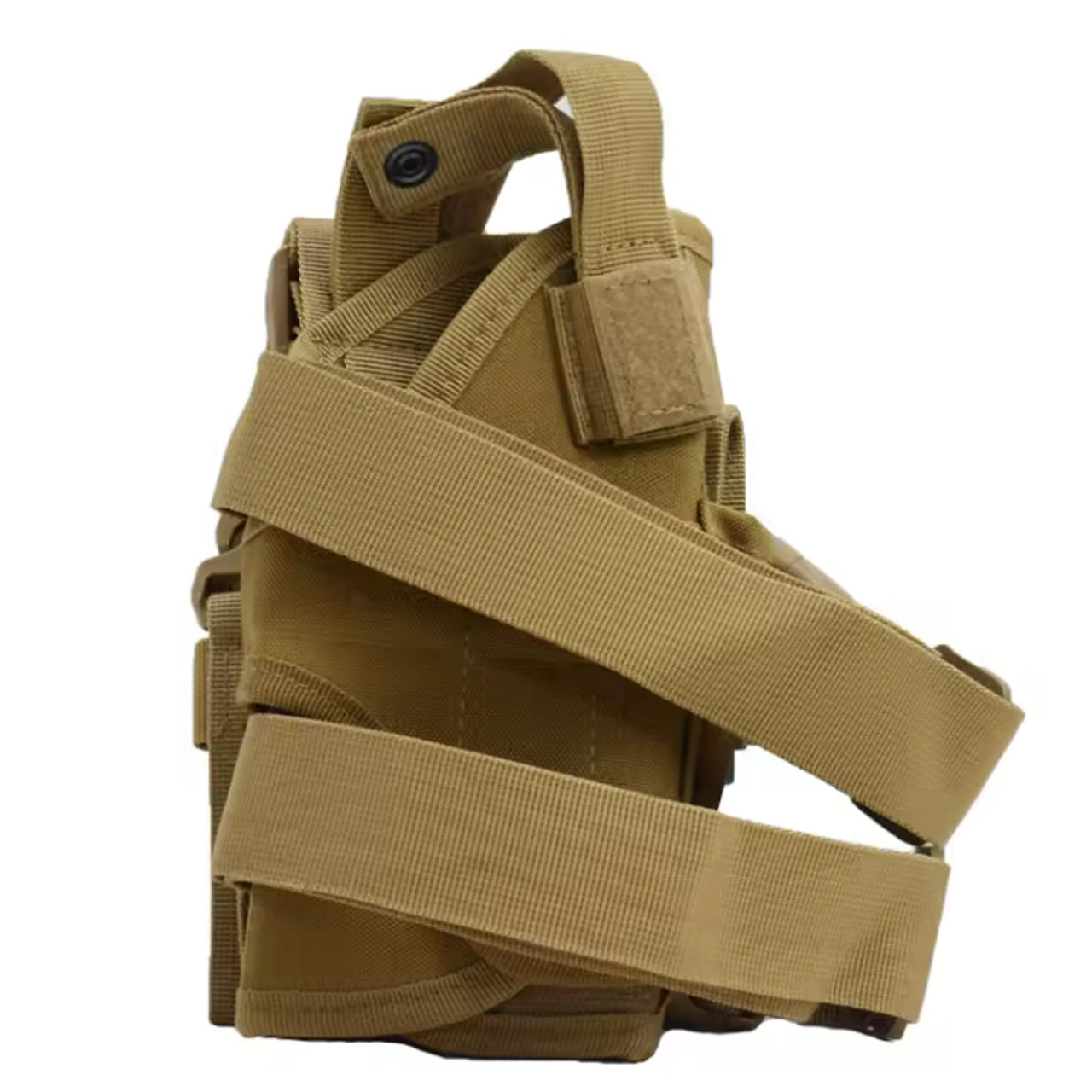 Adjustable Drop Leg Tactical Holster has been designed to fit the needs of any tactical, public safety, or military professional. The fully adjustable thigh holster will fit most full-frame semi-automatic pistols. www.moralepatches.com.au