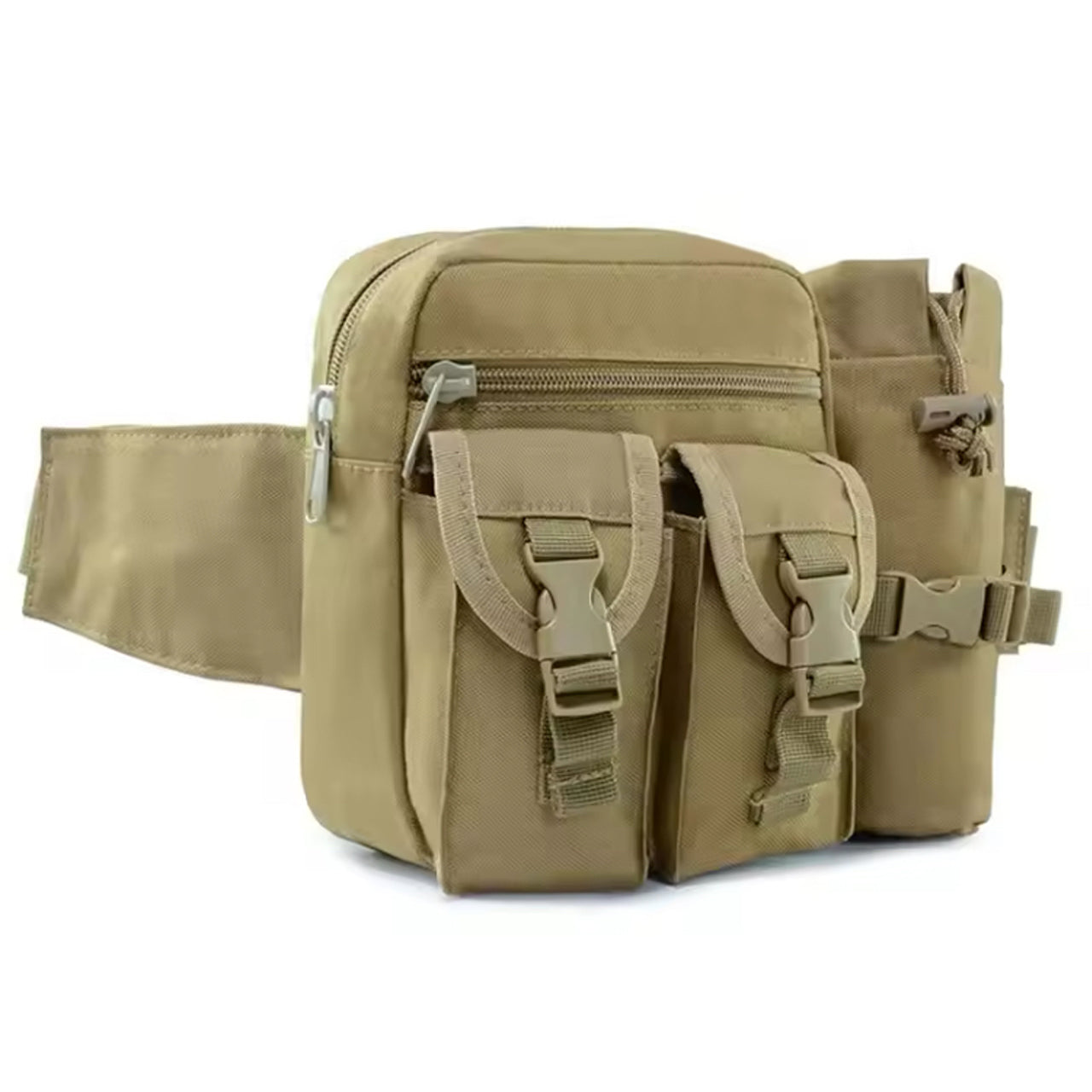 Made with 800D Nylon and silk canvas, this waist bag is designed to withstand scratches and water, ensuring durability and toughness. The high strength nylon buckle and metal double pull head make it resistant to the coldest and hottest temperatures. www.moralepatches.com.au