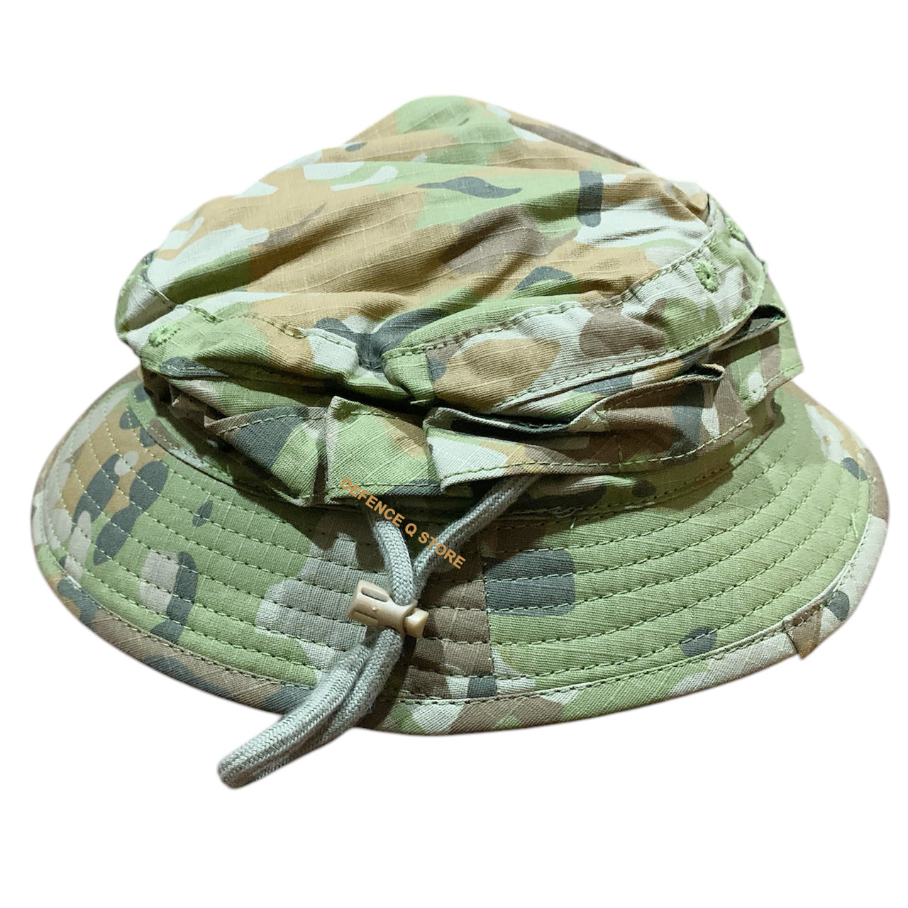 Elevate your outdoor adventures with the Premium Quality AMCU Giggle Bush Hat. Made with breathable fabric and two sturdy drawstrings, this hat is designed for ultimate comfort and functionality. www.moralepatches.com.au