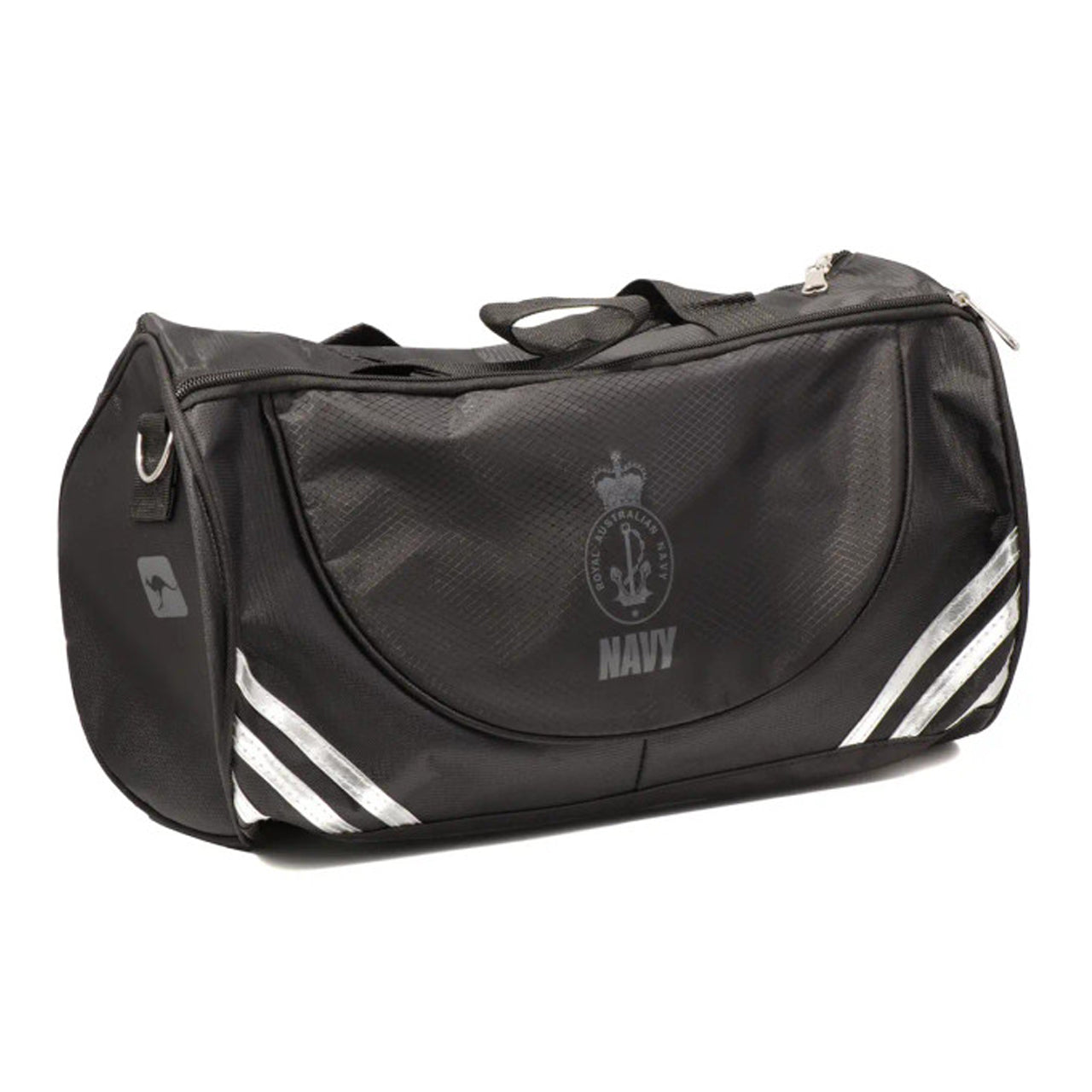 This durable gym bag is made with a 600D polyester weave, perfect for any tough workout. It includes a removable strap and convenient front and side slip pockets for easy carrying. www.moralepatches.com.au