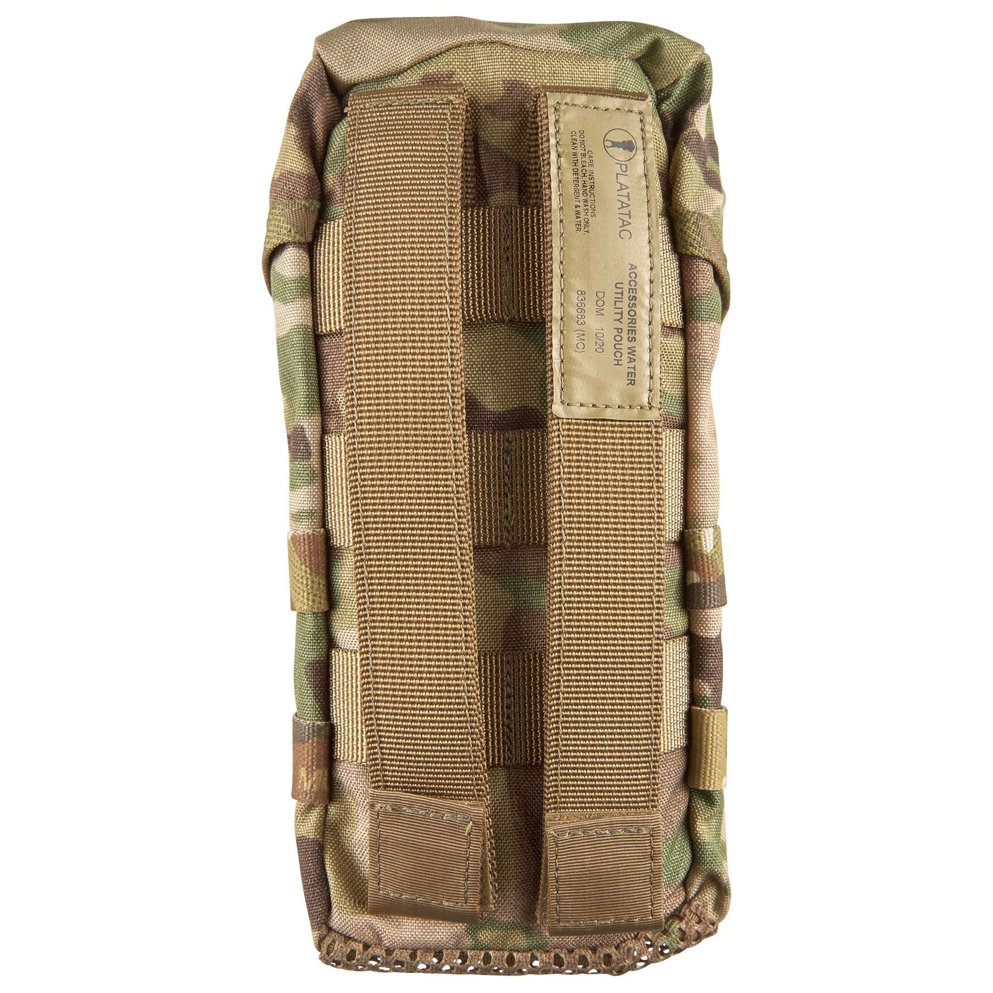 The Platatac Accessories Water Utility Pouch (WUP) is a lightweight, MOLLE compatible, multi-role general-purpose utility pouch to hold a Platatac 1 Litre Flask, 1L Nalgene bottle with cup or similar-sized water bottle or additional kit. www.moralepatches.com.au