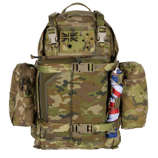 Originally born from the demanding needs of the Australian Defence Force, the previously NSN'd pack seamlessly transitions from the battlefield to everyday life, embodying the spirit of resilience and preparedness that defines us all. www.moralepatches.com.au