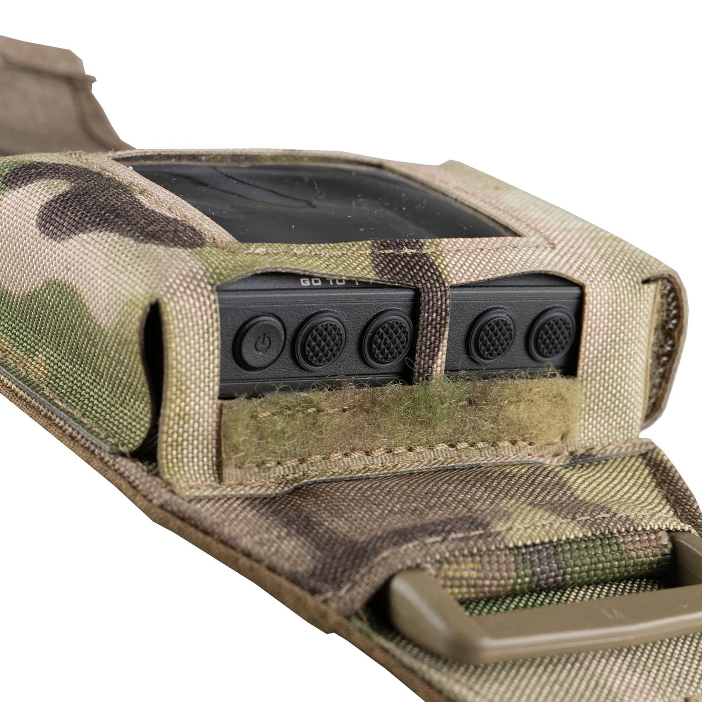 The PLATATAC 801 GPS Wrist Pouch is designed to hold the Garmin 801 GPS on the wearer's wrist. The pouch features a clear PVC window to and cut outs to access all buttons. The pouch also features a full cover for times when concealment is necessary. www.moralepatches.com.au where the army shops