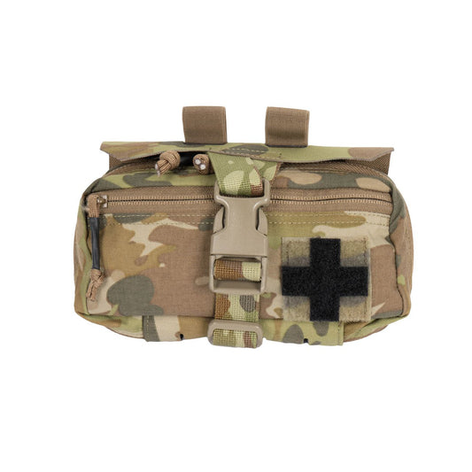 The Platatac HW Tear Away Med Pouch Horizontal (TAMPH) now features Blue Force Gear Ultracomp laminate, the pouch is an ambidextrous, horizontally mountable, compact, well laid out solution to store your individual first aid kit (IFAK) www.moralepatches.com.au