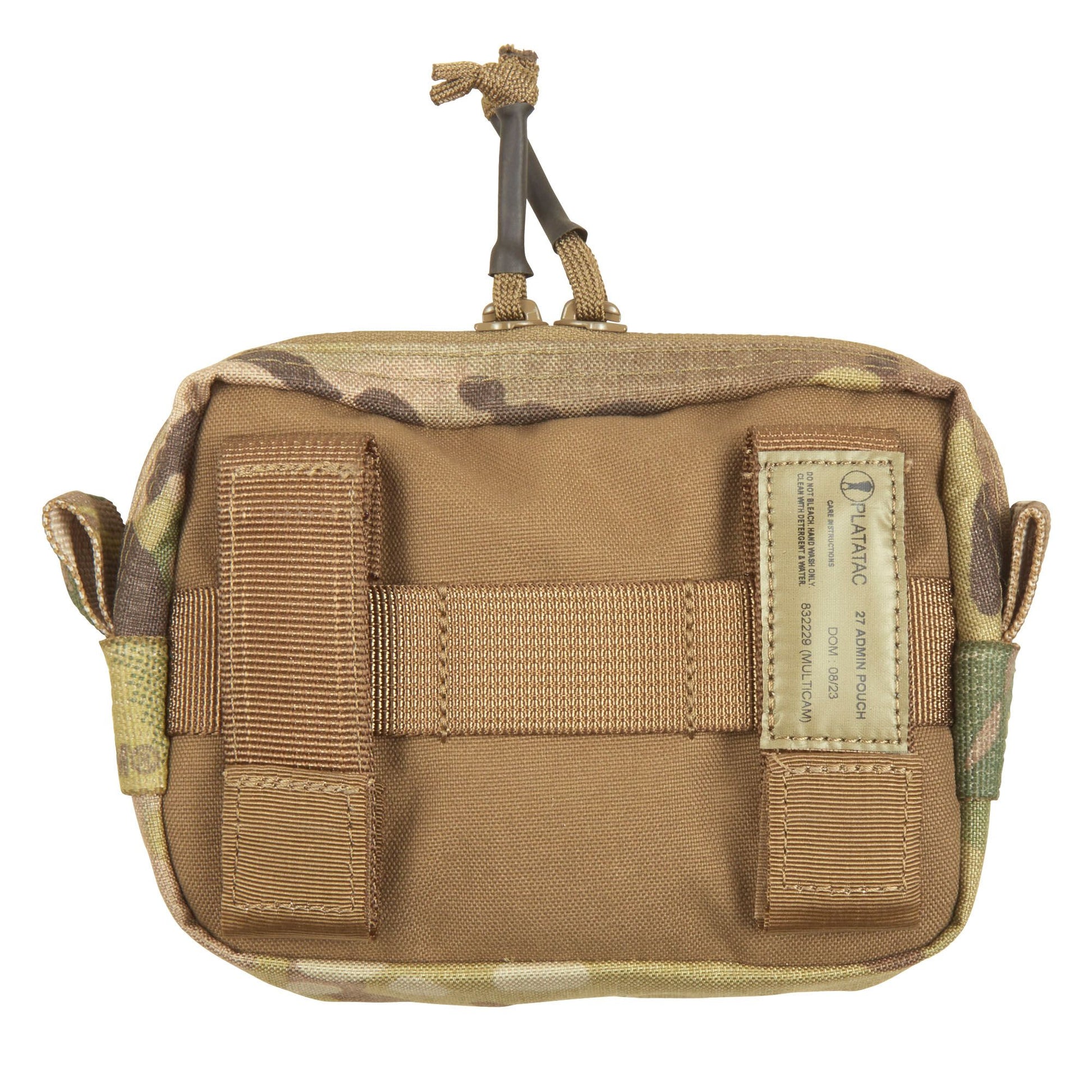 The Platatac 27 admin pouch is a small horizontally mounted zippered general purpose pouch. It features internal organisation and a small flat zippered front pocket. The 27 Admin pouch is perfect as a small quick access pouch mounted to assault packs, plate carriers, chest rigs, belts, etc. www.moralepatches.com.au where the army shops