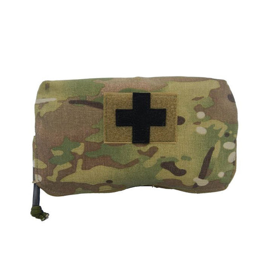 The Platatac Amphib/Water Ops Med Pouch has been designed with the needs of modern operators who opt for smaller, lighter, and slimmer kits. It is large enough to hold the essentials for patient care including a tourniquet, emergency bandages, chest seal and gloves. www.moralepatches.com.au