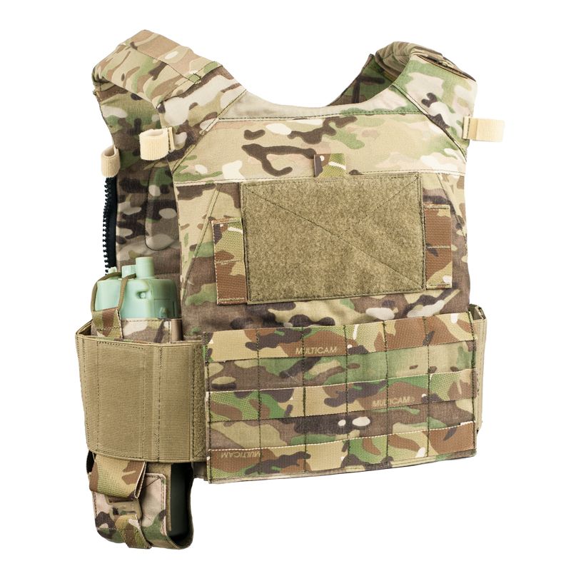 The PLATATAC Cummerbund Adjustable 152 Pouch has been designed to attach to the back panel under the cummerbund of most plate carriers, ADF issue TBAS or similar body armour platforms, allowing the user to securely wear an AN/PRC 152 radio with or without GPS module against the body without sacrificing PALS. www.moralepatches.com.au