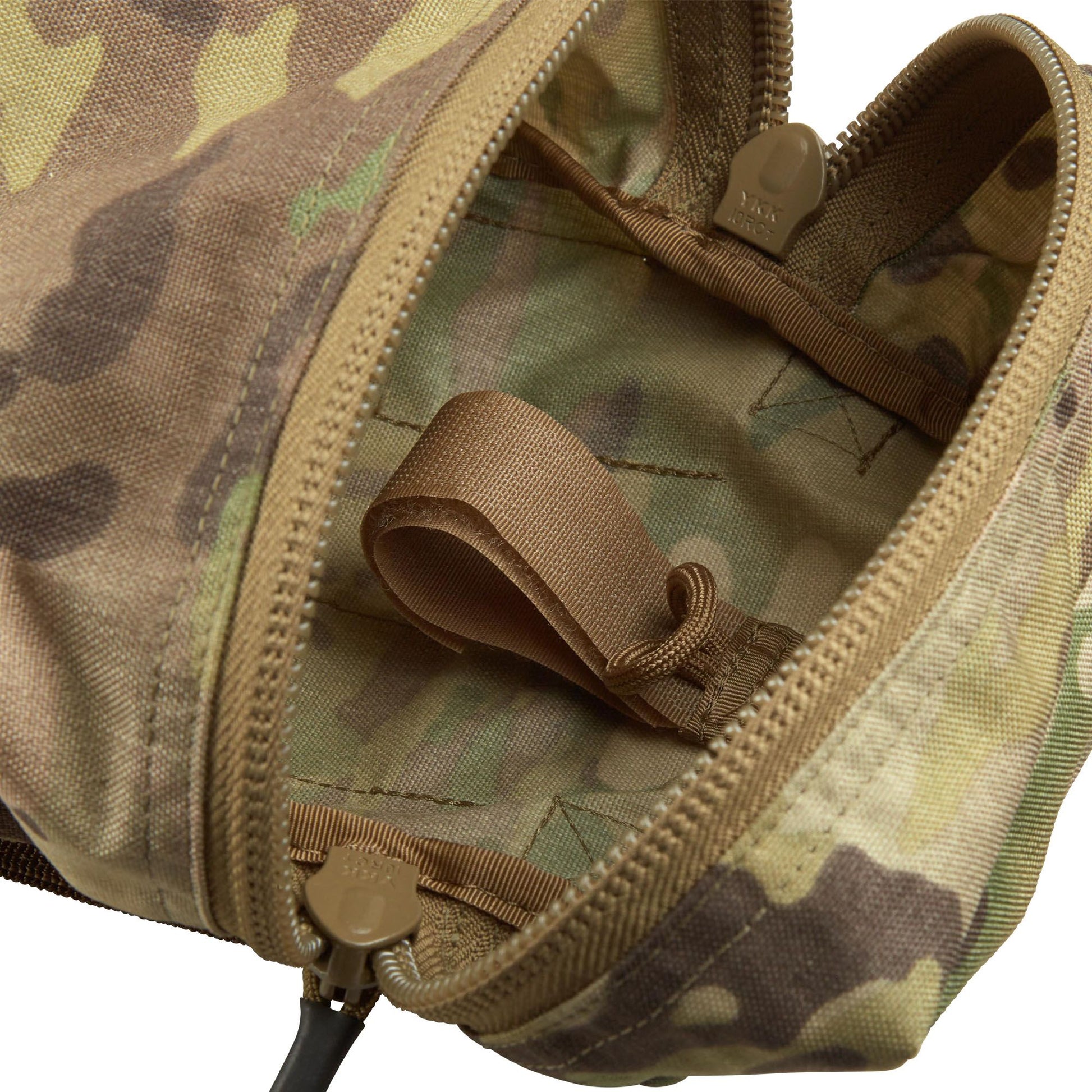 The RATS long pouch is based off our RATS pouch, we have extended the length to hold two ration packs and a 3L hydration bladder via the Velcro loop inside the lid. www.moralepatches.com.au where the army shops