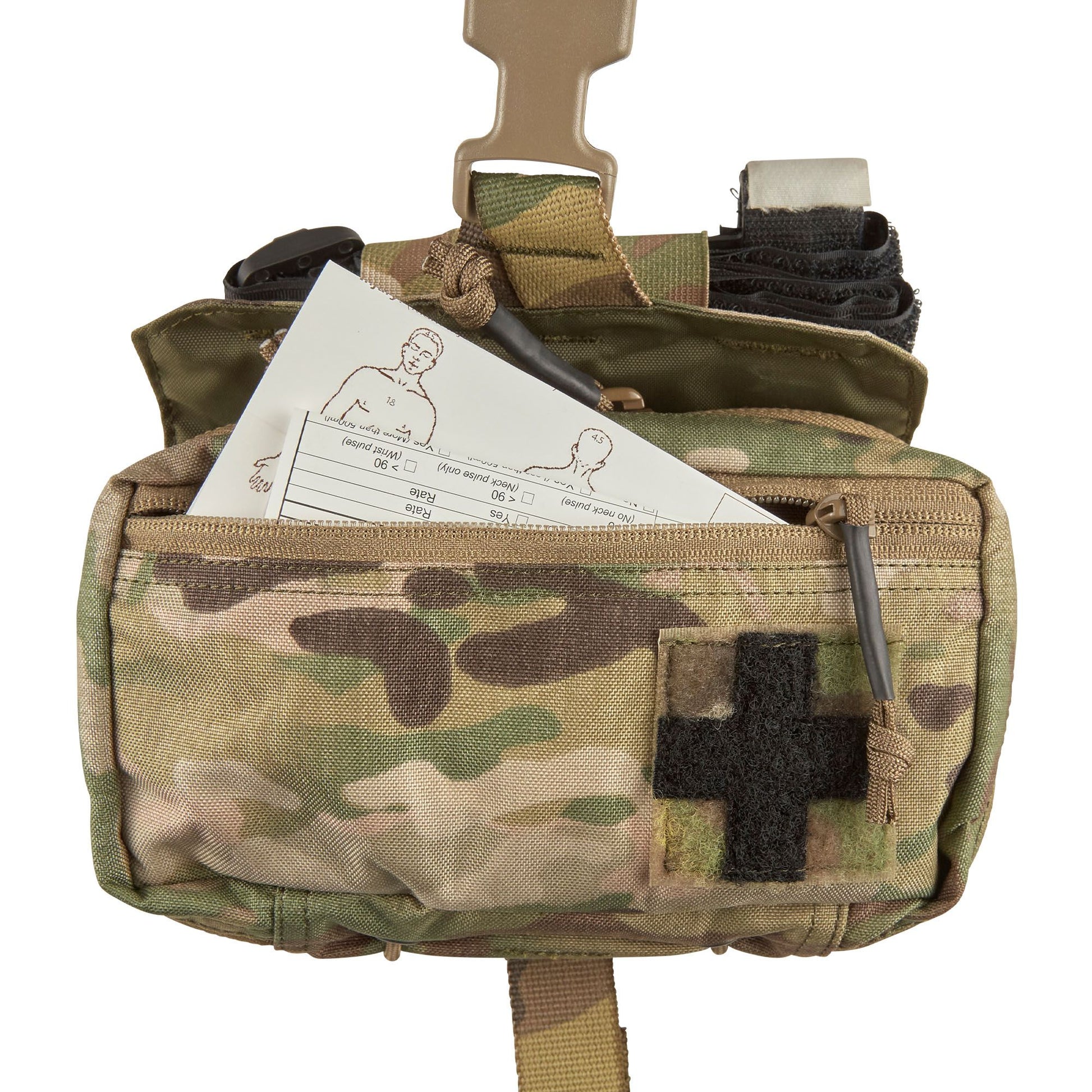 The Platatac Tear Away Med Pouch Horizontal (TAMPH) is a ambidextrous, horizontally mountable, compact, well laid out solution to store your individual first aid kit (IFAK), it can be mounted on any MOLLE/PALS platform or first-line belt and rapidly deployed in a matter of seconds for when you need it most. www.moralepatches.com.au