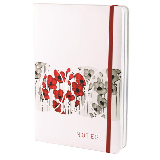 The Introducing our beautiful notebook, featuring a cover design inspired by the poignant artwork of Australian artist Naomi Crowther. This notebook is not only visually stunning, but also highly functional. www.moralepatches.com.au