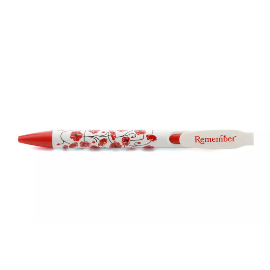 The Poppy Plastic Pen is an enthralling writing instrument that will bring vivid and expressive writing to life. This pen is not just a tool, it is a statement. With the Poppy Plastic Pen, you can unleash your creativity and make a bold proclamation. www.moralepatches.com.au