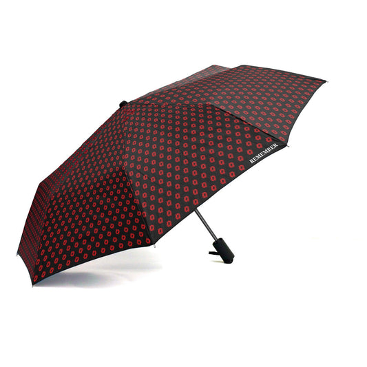 This umbrella features a beautiful and timeless design that is built to last. Its extended length is 60cm, collapsed length is 30cm, diameter is 102.5cm, and arc is 57.5cm. Stay dry and honour our heroes with this stylish and practical umbrella. www.moralepatches.com.au