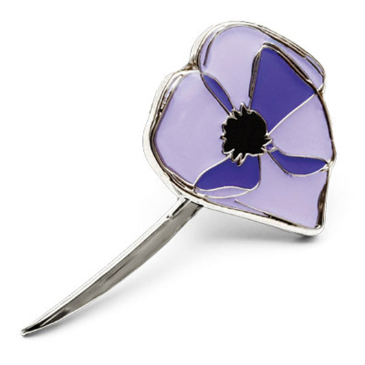 25mm Purple Poppy Pin is a powerful way to honor the animals who have served beside humans in the most dangerous situations without question or hesitation. Show your support for animals in war with this unique purple poppy design. www.moralepatches.com.au