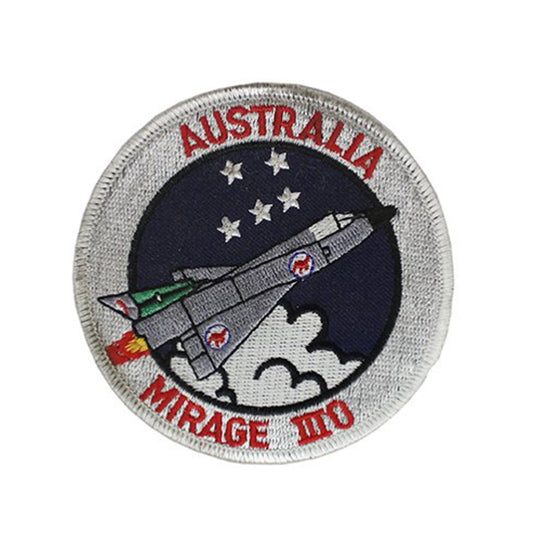 The Australian government decided that the Royal Australian Air Force (RAAF) would receive a variant based on the Mirage IIIE and powered by the SNECMA Atar engine, built under license by Government Aircraft Factories(GAF) at Fisherman’s Bend, Melbourne. www.moralepatches.com.au