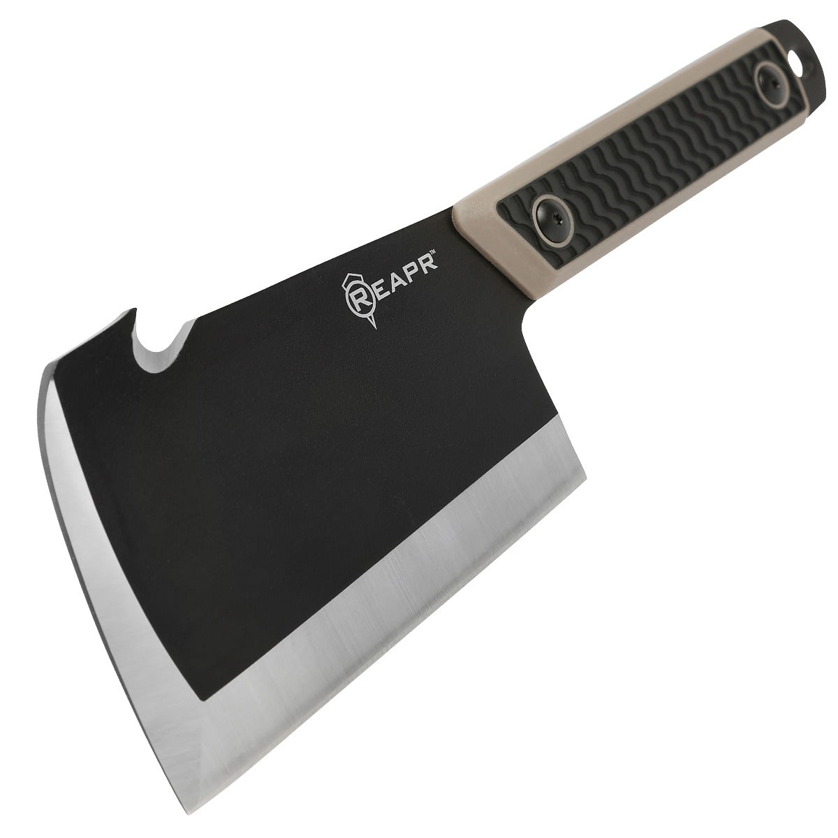 Look no further for the most versatile in fixed blade knives. The Reapr Versa CLEAVR cleaver knife perfect for almost any use. Take it on the trail and use it as a mini axe or machete to help clear brush. Take it camping to help whittle wood for the fire or rip rope. www.moralepatches.com.au