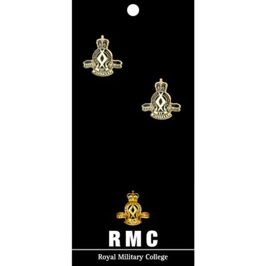 Royal Military College Corps of Staff Cadets (RMC) 20mm full colour enamel cuff links.   These beautiful gold plated cuff links are the perfect accessory for work or functions. www.moralepatches.com.au