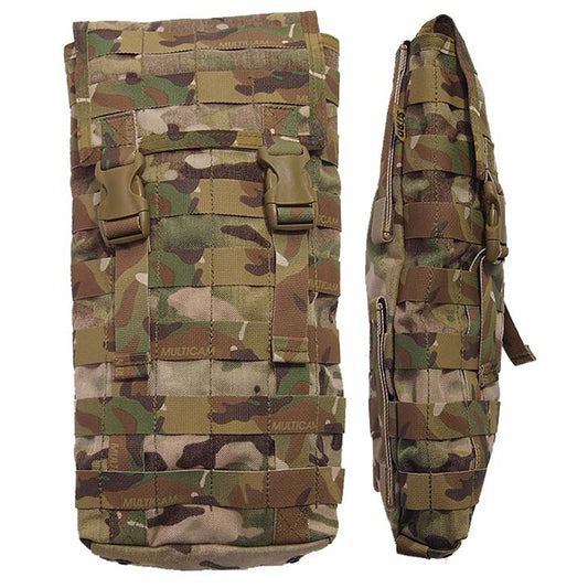 This large sleeve will hold a single 3 litre bladder or two 2 litre bladders.  Closes via two adjustable Fastex clips and dues to its size it can also be used for long item storage.   Designed to mounted on the back of larger platforms, such as the MVP Long or Chest Rig Back. www.moralepatches.com.au