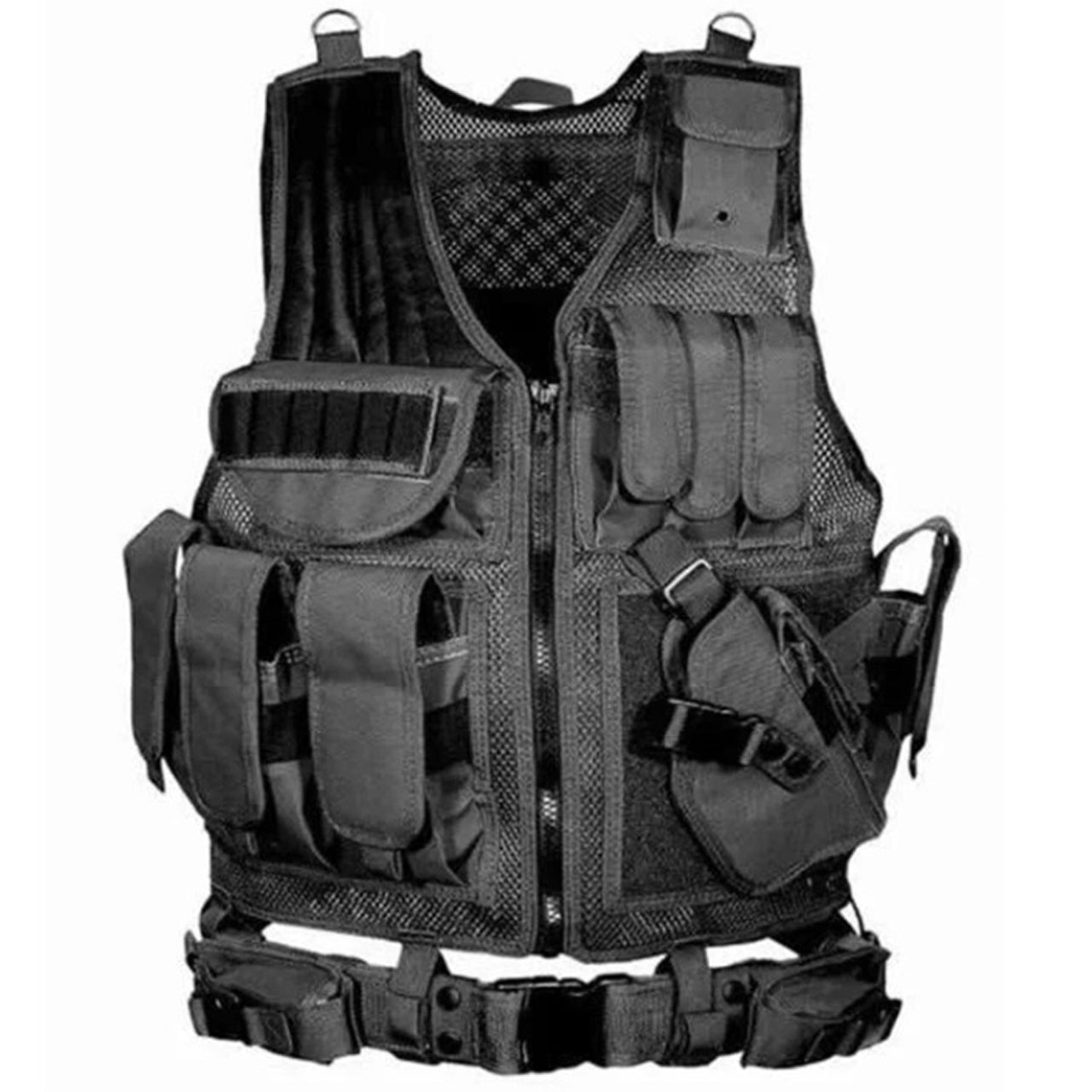 Crafted with high-density 600D polyester, strong zippers, and breathable mesh, this adjustable outdoor tactical vest is designed to be both comfortable and durable. www.moralepatches.com.au