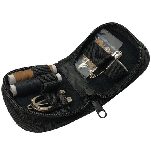 For a quick patch up when out in the field, rely on this handy sewing kit. It's packed with all the features needed to repair damaged gear. There is a selection of buttons, thread, a thimble, two safety pins, a pair of foldable scissors and sewing needles, in a nice compact pouch. www.moralepatches.com.au