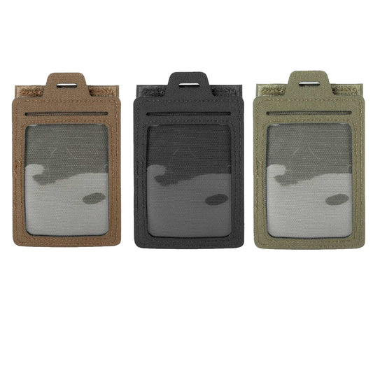 The durable ID shell is perfect for cards, pens, and other essentials! Easily clip it on when you need it and take it off just as quickly--it even functions as a handy patch. It's the perfect companion for any of life's adventures. www.moralepatches.com.au