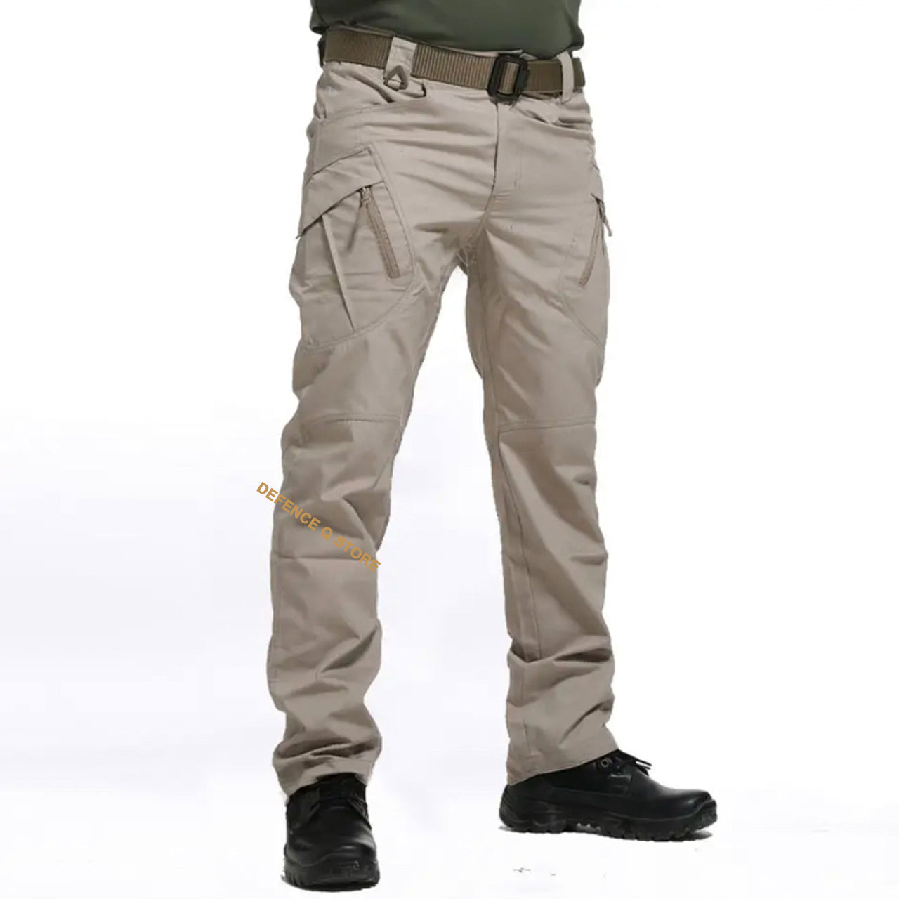 Stay comfortable and prepared during any outdoor activity or work with our Tactical Lightweight Outdoor Trousers OD Green. Featuring a zipper closure and an elastic waist for a secure fit, these trousers also have 8 convenient pockets- 2 front hand pockets, 2 back hand pockets, 2 zipper pockets, and 2 cargo pockets with hook and loop closures, perfect for carrying essentials like a knife and phone. www.moralepatches.com.au