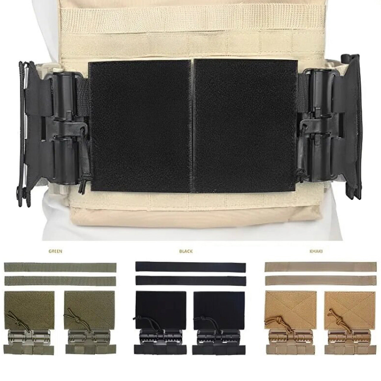 Have you been looking for a quick-release system for your tactical vest? Look no further - the Tactical Quick Release Vest Buckle System Set has you covered! With a simple lift of the cord and pull down, you can easily remove your vest when the situation requires it. www.moralepatches.com.au