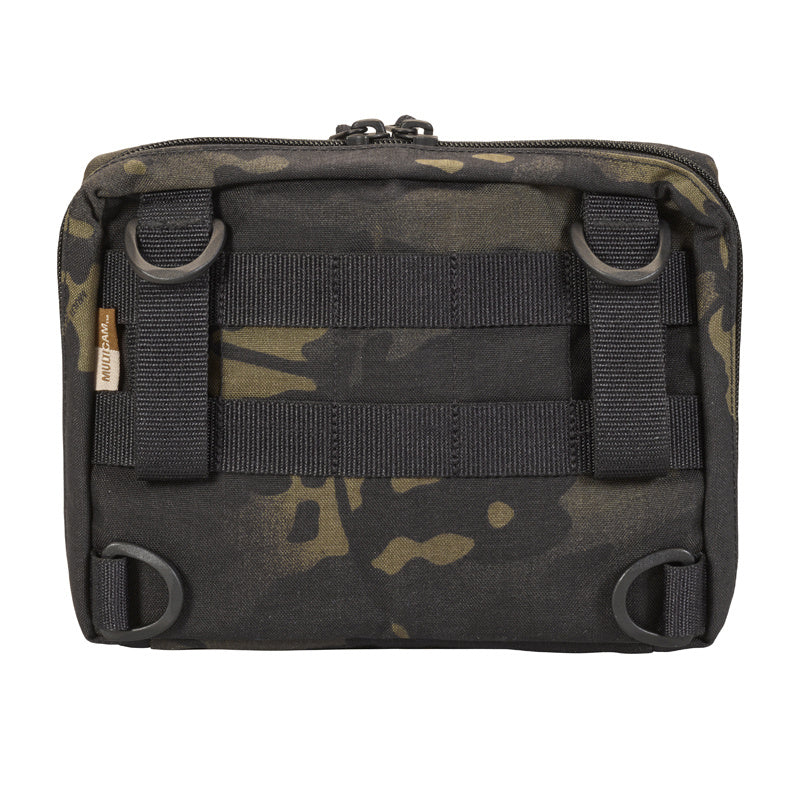 Carry all your essential gear with ease in this durable and versatile MOLLE zipper bag designed for knives, multi-tools, and more. With MOLLE hook-and-loop panels, loops, and D-rings on the outside, you can easily attach additional gear to this bag. Perfect for any adventure where preparedness is key! www.moralepatches.com.au