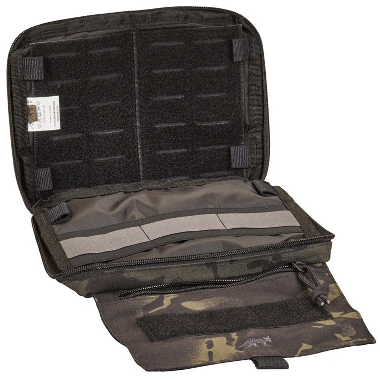 Carry all your essential gear with ease in this durable and versatile MOLLE zipper bag designed for knives, multi-tools, and more. With MOLLE hook-and-loop panels, loops, and D-rings on the outside, you can easily attach additional gear to this bag. Perfect for any adventure where preparedness is key! www.moralepatches.com.au