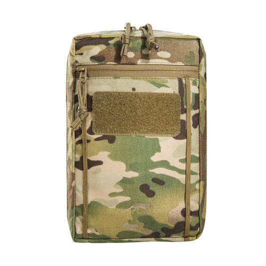 Accessory pouch with 24 x 15 x 6cm dimensions, a large opening and the MOLLE reverse system.&nbsp; The inside features MOLLE hook-and-loop, a mesh pocket and elastic loops. www.moralepatches.com.au