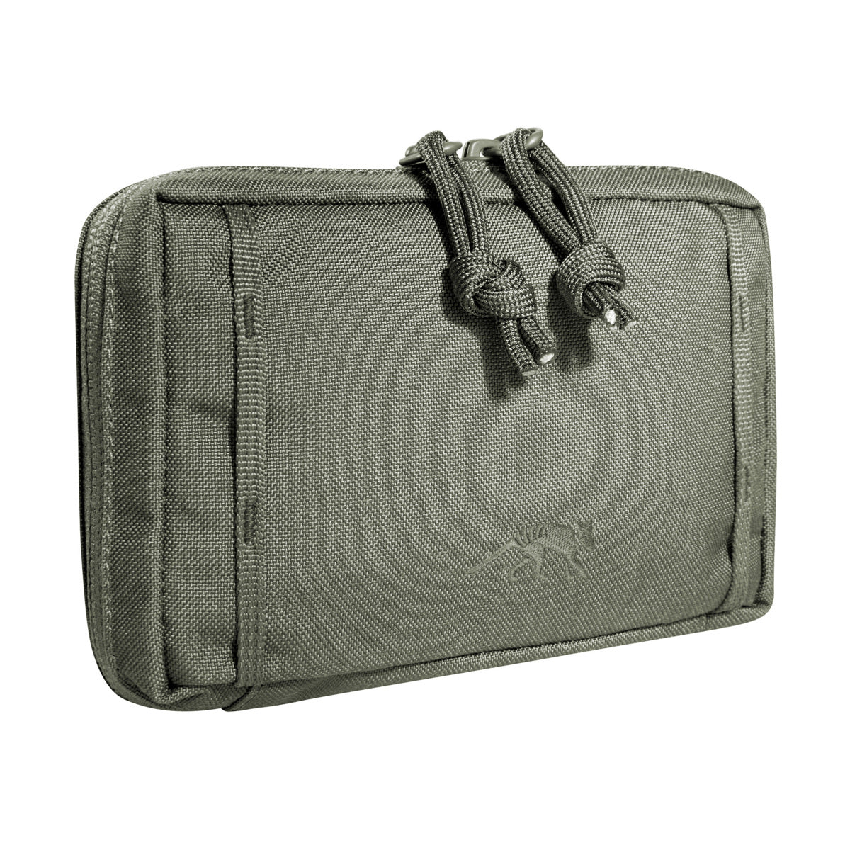 Accessory pouch with 10 x 15 x 4cm dimensions, a large opening and MOLLE reverse system. The inside features are a mesh pocket and elastic loops. www.moralepatches.com.au