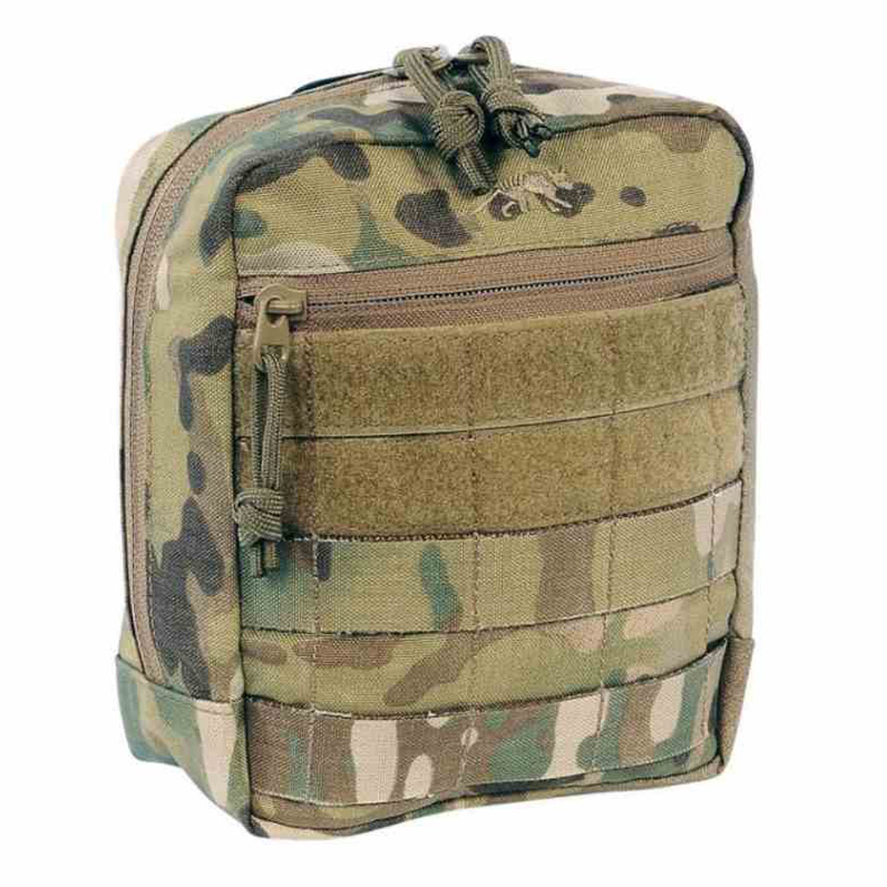 Elevate your tactical gear to a whole new level with the Tasmanian Tiger Tactical Pouch 6! Enjoy the convenience of the MOLLE snap button system, extra-wide zipped opening, and hook-and-loop strips for personalisation. www.moralepatches.com.au multicam front view