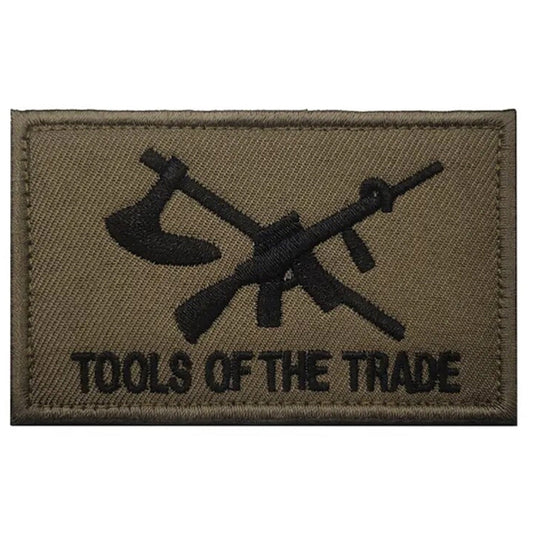 Experience the power and impact of Tools of the trade Velcro Backed Patch in a compact 8x5cm size. Don't underestimate the potential of this patch - it's the perfect addition to any outfit or accessory. Order now and discover the endless possibilities! www.moralepatches.com.au