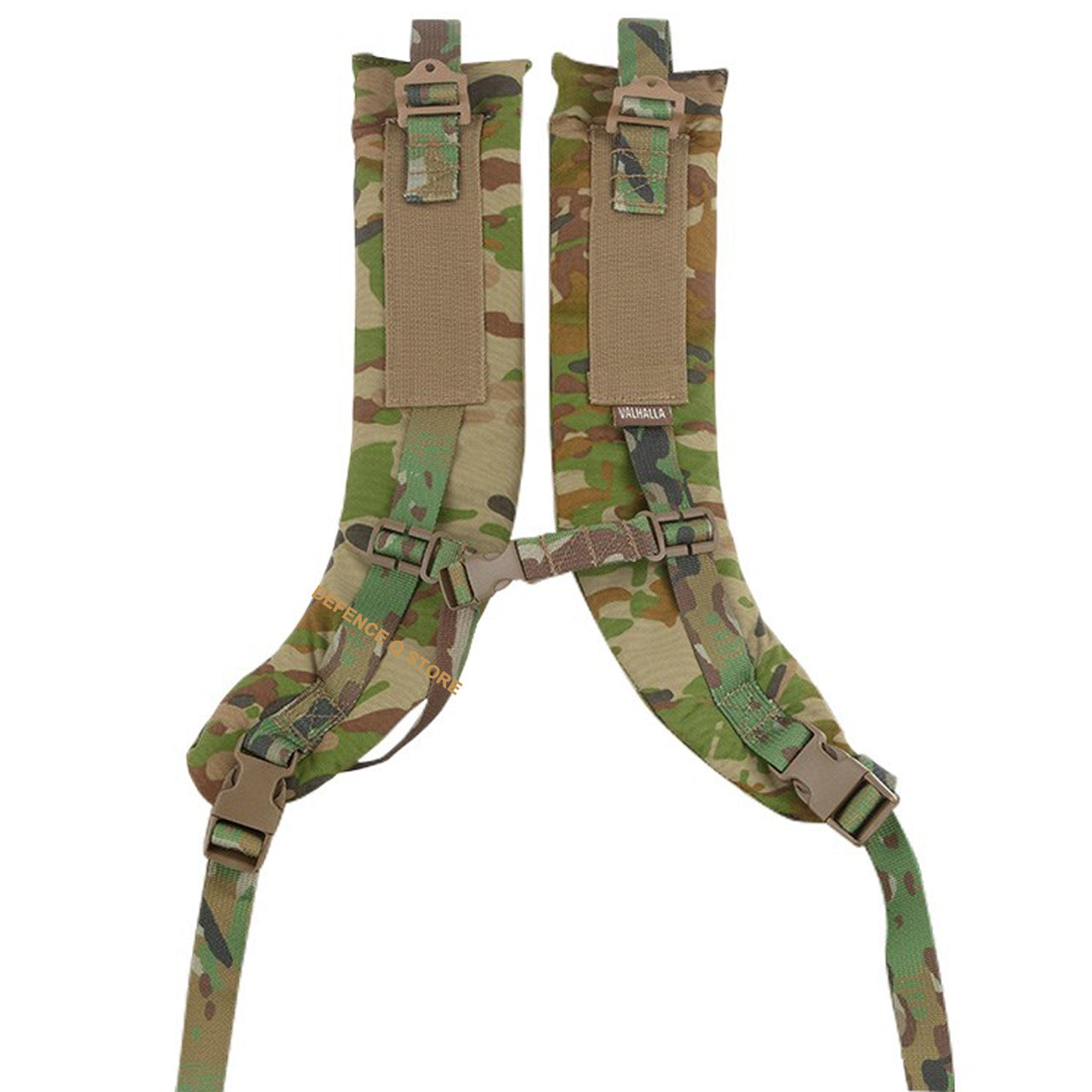 The VALHALLA Fight Light shoulder Straps are made for comfort with 3/4" foam padding for extra heavy loads. They are contoured to fit your shoulders and feature an adjustable sternum strap to help distribute weight. www.moralepatches.com.au