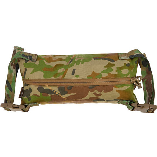 Unleash the full potential of your ALICE frame with the Alice Frame Accessory Pouch AMCU, which conveniently attaches to the bottom of the frame behind the waist support pad. You'll have plenty of room to store all your essentials, including a hoochie or any other similarly-sized items. Upgrade your outdoor adventures today! www.moralepatches.com.au