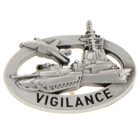 Australia's service people carry out their missions using cutting-edge military equipment and hardware. Their vigilance is our peace of mind. Show your support with this 25mm lapel pin in an oxidised silver finish. This stunning pin is a beautiful addition to any jacket, cap, or collection. www.moralepatches.com.au