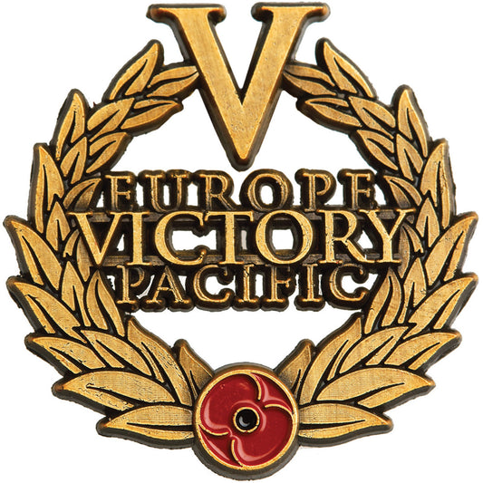 This Victory badge is a symbol of remembrance and gratitude towards the brave Australians who fought against tyranny during the Second World War. It has been meticulously designed to honour their memory and pay tribute to their sacrifices. www.moralepatches.com.au