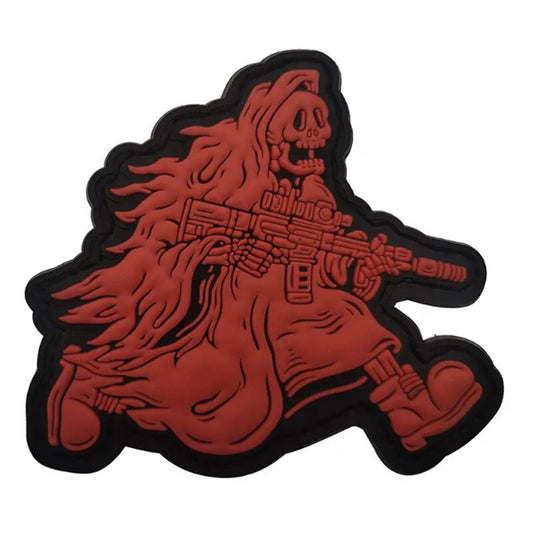 Elevate your gear to the next level with the Bones Tactical Red & Black PVC Patch. Easily attach it to any piece of field gear, clothing, or create a unique patch display! Infuse some fun and spookiness into your style today. www.moralepatches.com.au