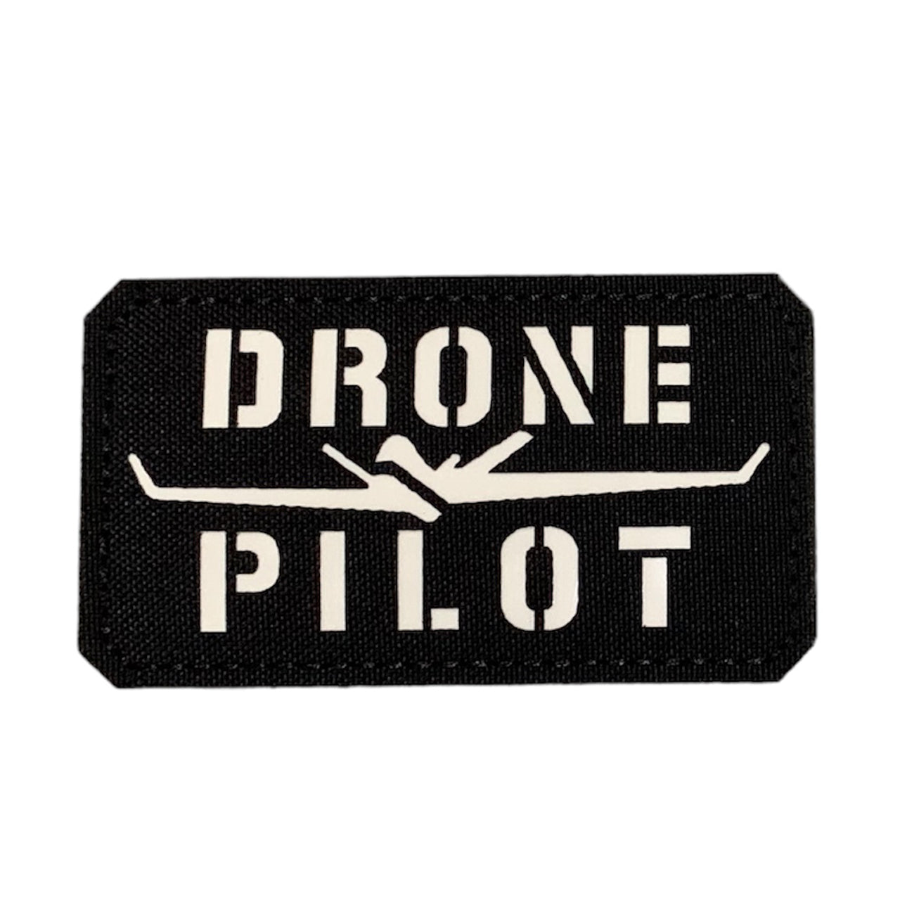 Master your drone with precision and control as a skilled drone pilot. From takeoff to landing, you have the power to guide the drone and perform necessary tasks with ease. Be responsible for safety tests, monitor performance, and evaluate capabilities of your drone system. Add this glow in the dark 9x5cm laser cut patch to your collection. www.moralepatches.com.au